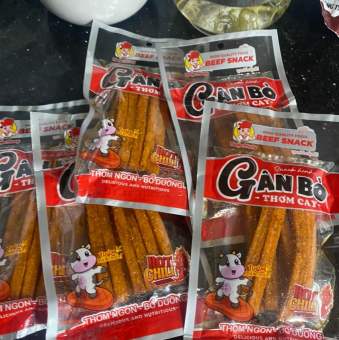 Combo 10 Gói Snack Gân Bò Thơm Cay