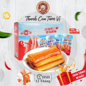 Thanh Cua Tẩm Vị Ăn Liền , Đồ Ăn Vặt Thanh Cua Đỏ Cay