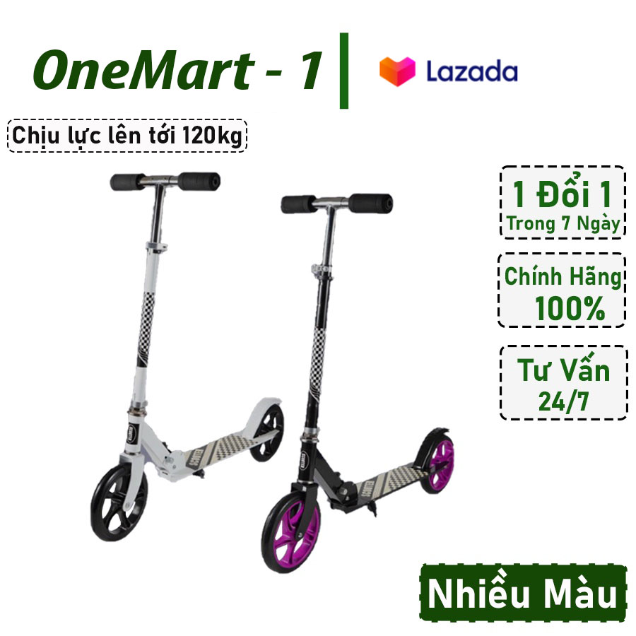[ XẢ KHO ] Xe Trượt Scooter Người Lớn Và Trẻ Em Hàng Cao Cấp Tải Trọng Lên Tới 120kg - 2138 ,Thiết Kế 2 Bánh To Năng Động , Có Chân Chống , Xe trượt Scooter Gía Rẻ Rèn Luyện Vận Động, Tăng Chiều Cao Cho Bé Hàng Chính Hãng BH 12T
