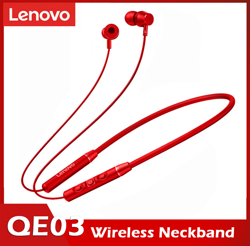Lenovo QE03 V5.0 Neckband Không Dây Tai Nghe Bluetooth Tai Nghe Thể Thao Âm Thanh Nổi Từ Tai Nghe Nhét Tai Tai Nghe Tai Nghe Cho Tất Cả Điện Thoại