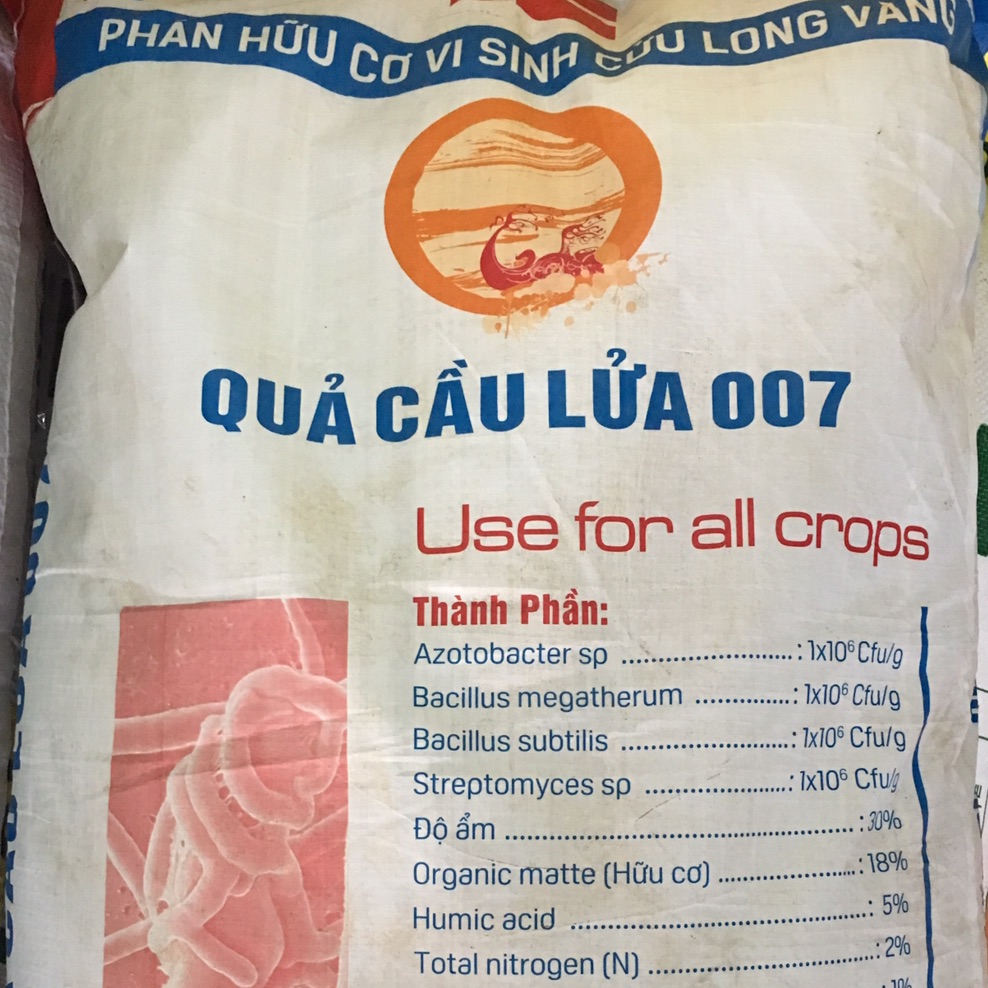Phân bón hữu cơ vi sinh quả cầu lửa 007