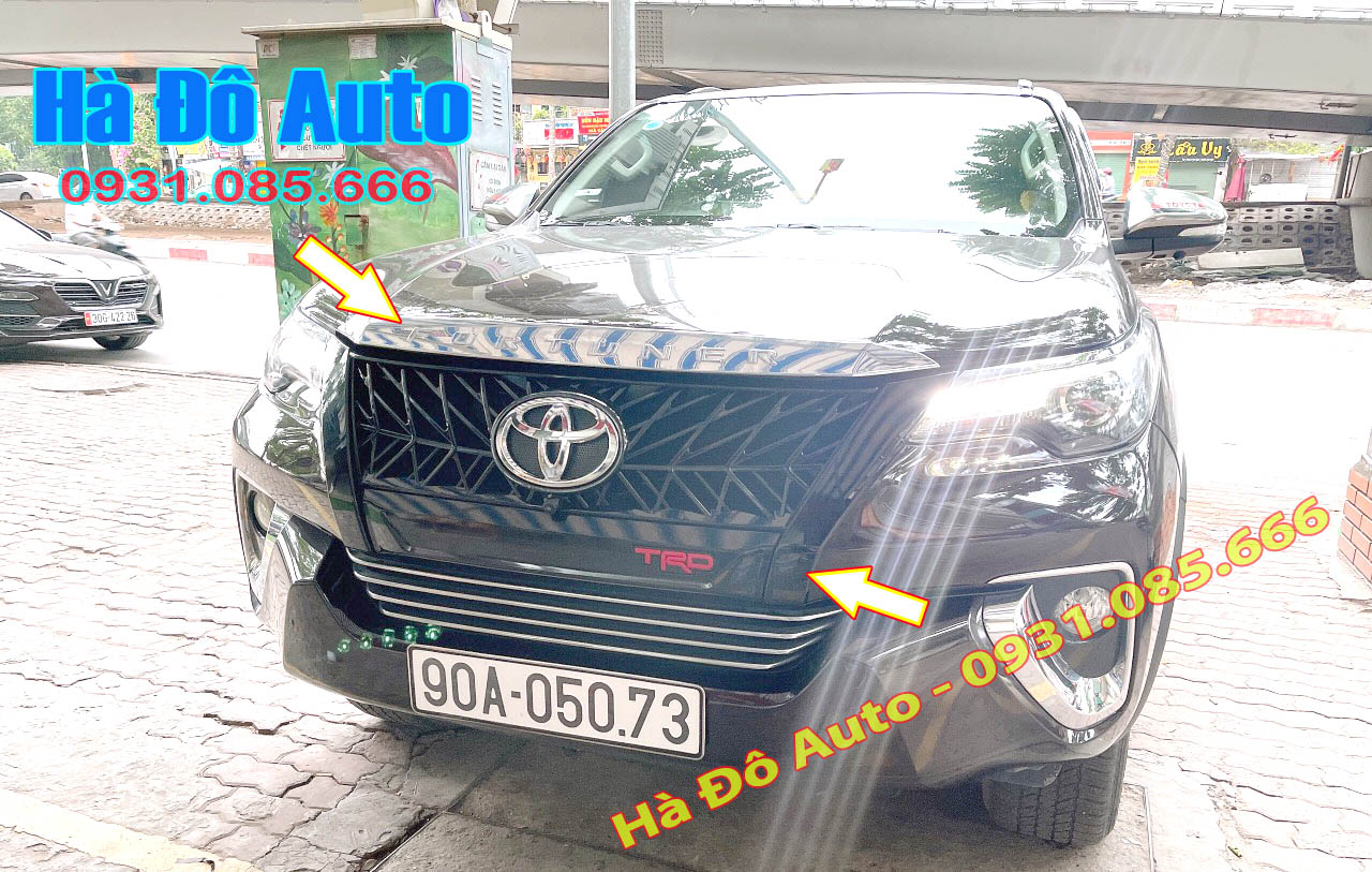 Mặt ca lăng toyota fortuner 2017 2018 2019 2020 mẫu bmw đen bóng trd - mặt ca lăng fortuner 2017/2020