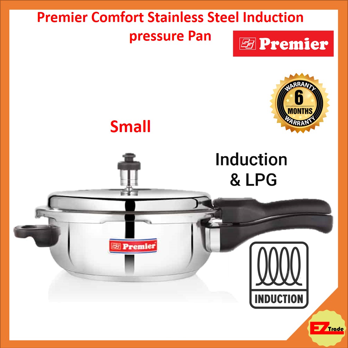 Premier Comfort Induction LPG Stainless Steel Sandwich Bottom Pressure Cooker 2L 3L 5L 7.5L 8L 10L Lazada Singapore