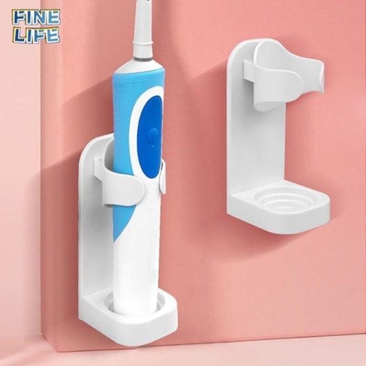 Hot-selling household goods [Hàng có sẵn] Giá Để Bàn Chải Đánh Răng Điện Dán Tường Kệ Để Bàn Chải Điện Phòng Tắm Cao Cấp Dính Tường