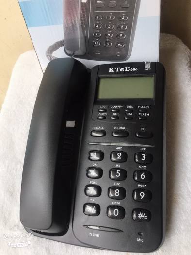 Điện thoại bàn Ktel 686 hiện số gọi đến