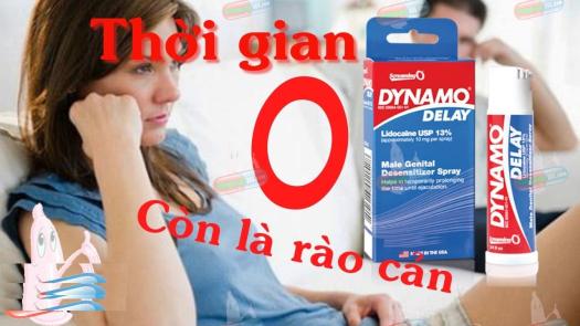 Chai xịt DYNAMO DELAY PLUS USA cao cấp tăng cường sinh lý nam mạnh mẽ (15 ml) - hàng chính hãng