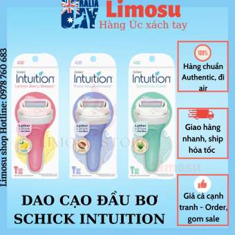 Dao cạo đầu bơ SCHICK Intuition và lưỡi thay thế