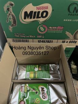 COMBO 3 GÓI BỘT MILO 1KG / Bột lúa mạch milo cacao nguyên chất 1kg