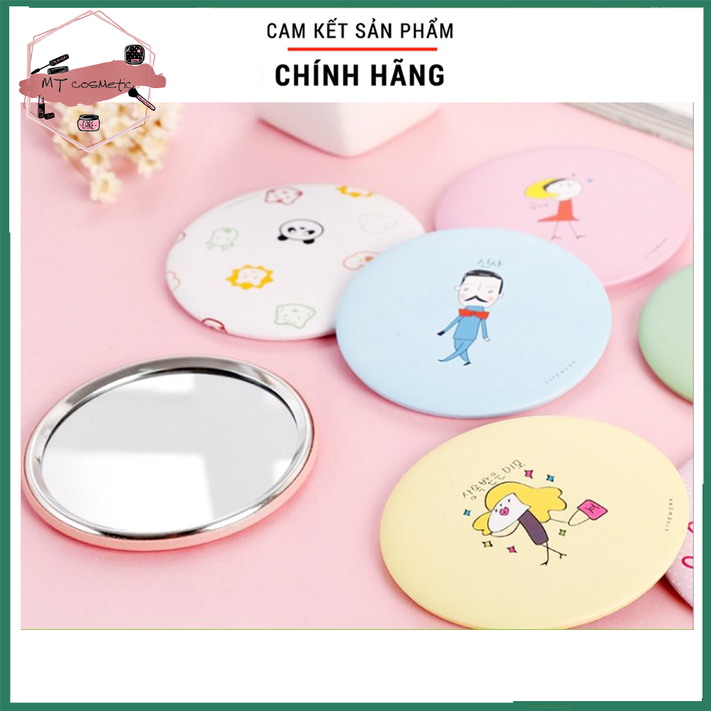 Gương bỏ túi mini tiện lợi Hàn Quốc dễ thương - Màu giao ngẫu nhiên