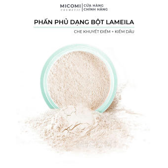 Phấn Phủ Dạng Bột Che Khuyết Điểm l Kiềm Dầu l Lâu Trôi Trang Điểm LAMEILA Makeup Powder Hộp Xanh Lá MICOMI Cosmetics