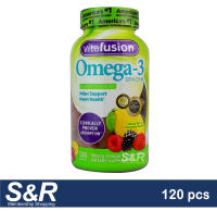 Vitafusion Omega-3 Gummy Vitamins Dietary Supplement 120 gummies