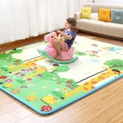 Cod Thickening Baby Play Mat - Double Surface, Foldable 