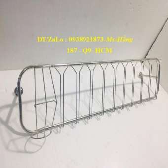 [Sale Khủng] KỆ TREO LY QUẦY BAR INOX 1M30 - MTL-133