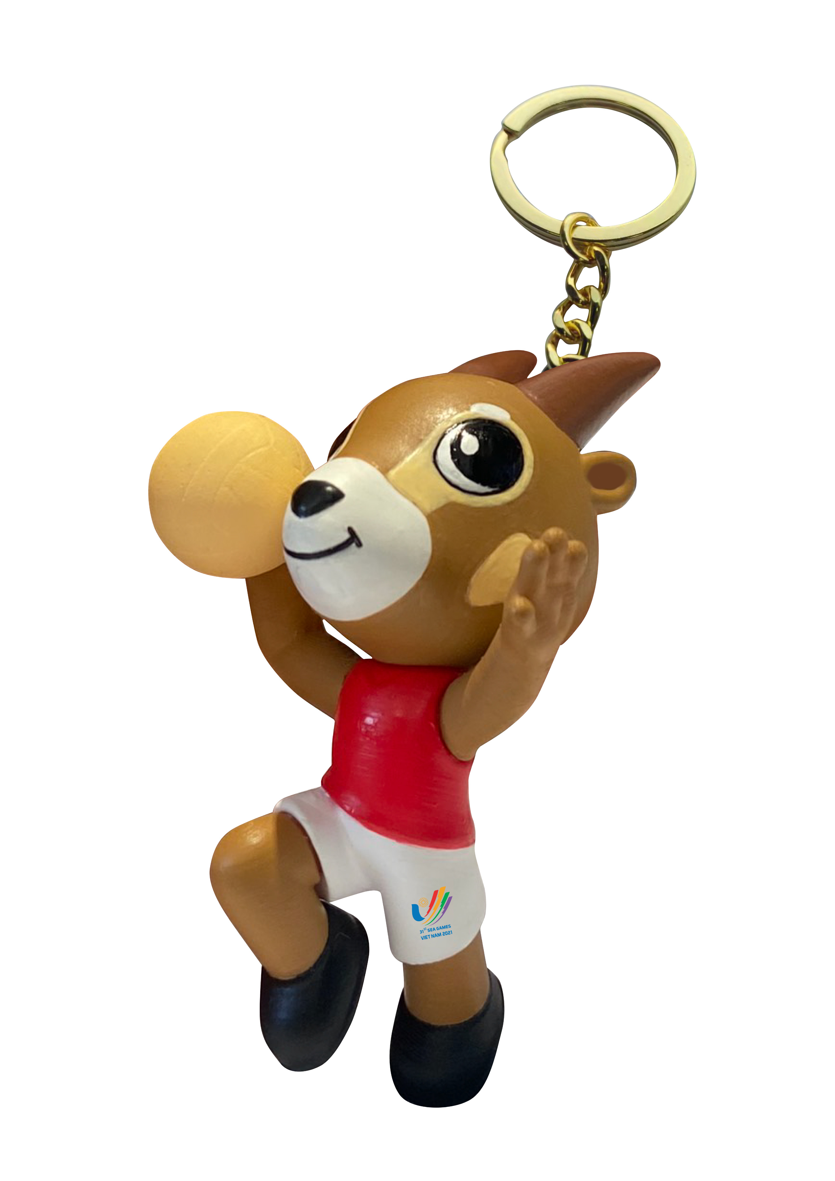Linh vật Seagames Móc khóa thể thao seagames - Bộ 3 móc khóa