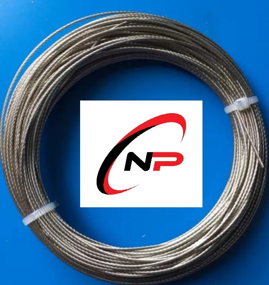 Cáp inox 304 1,5mm loại tốt giá 2800/met làm dàn phơi thông minh, dây phơi quần áo,chằng buộc các vật dụng trong nhà và ngoài trời