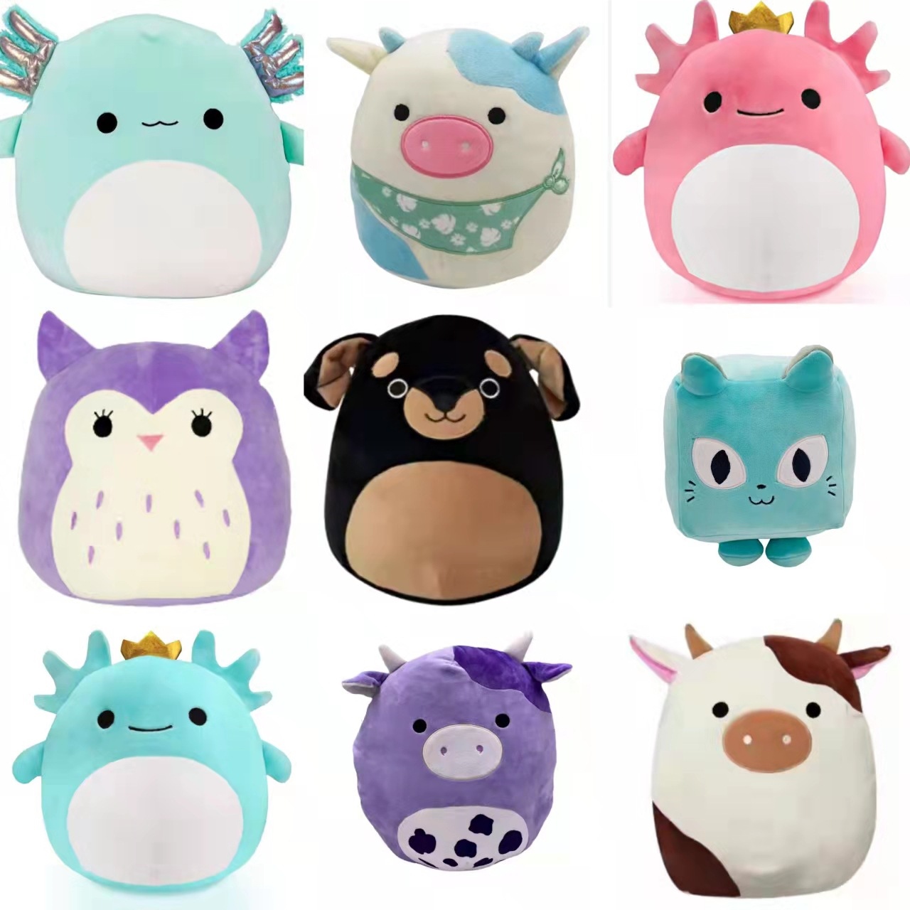 strawberry plush cow