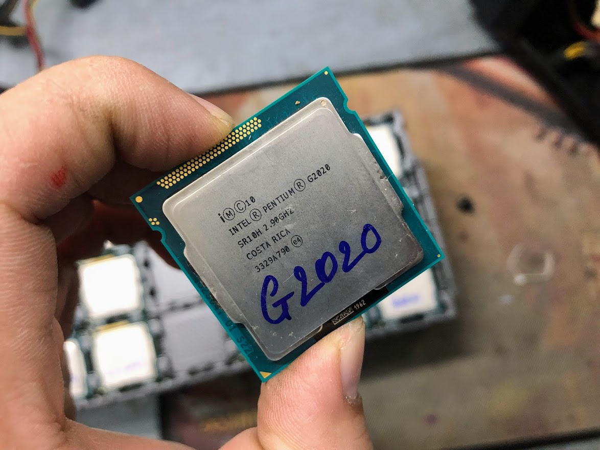 CPU G2120/ G2030/ G2020/ G1630/ G1610 socket 1155 bóc máy