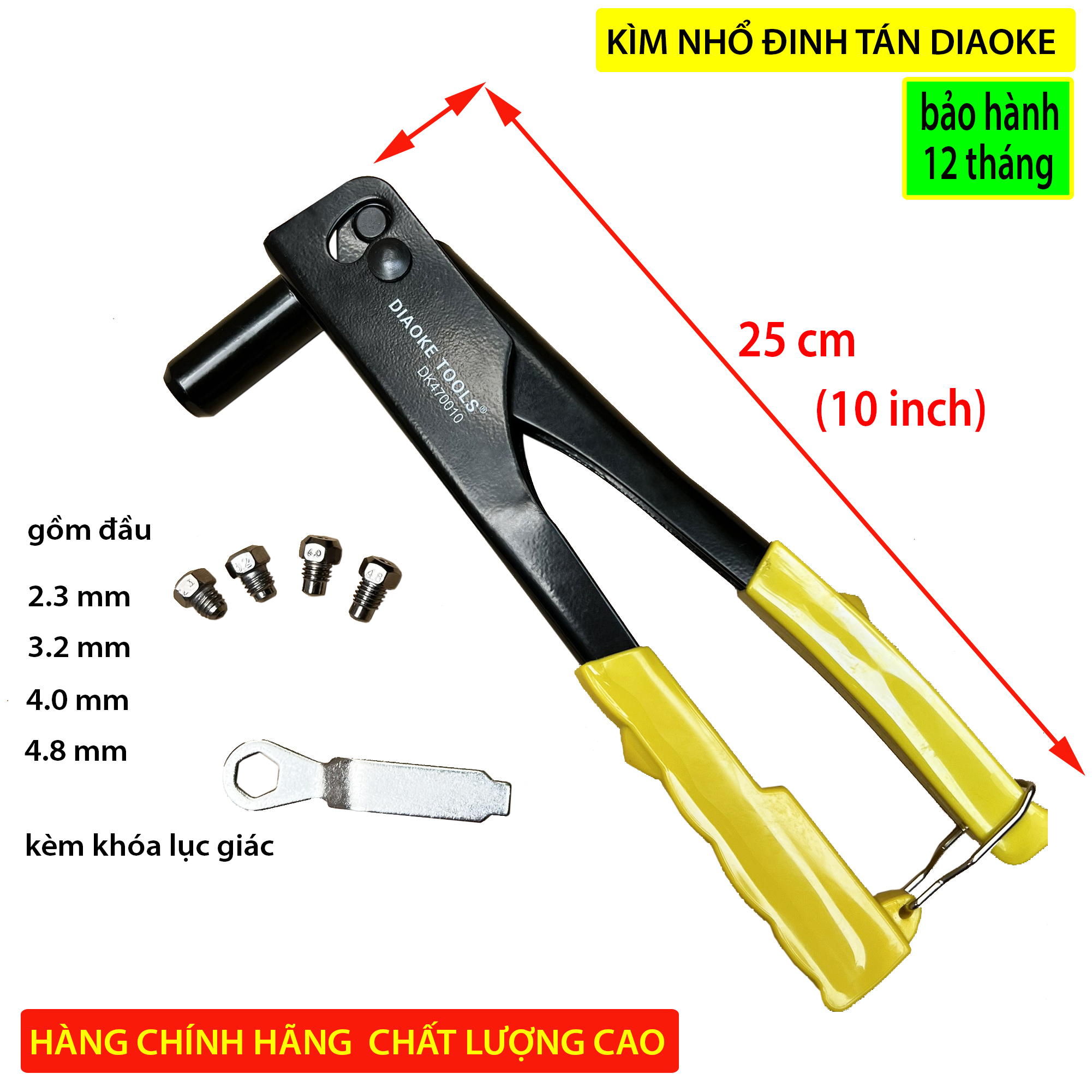 Kìm rút đinh tán, kìm rút rive stanley 25cm - dùng cực thích