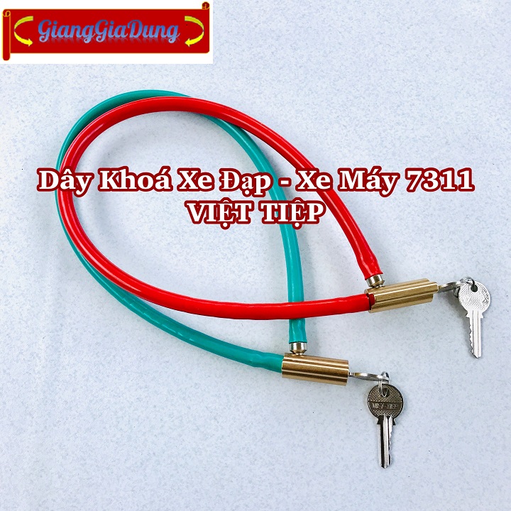 Dây khóa xe đạp xe máy 7311 việt tiệp