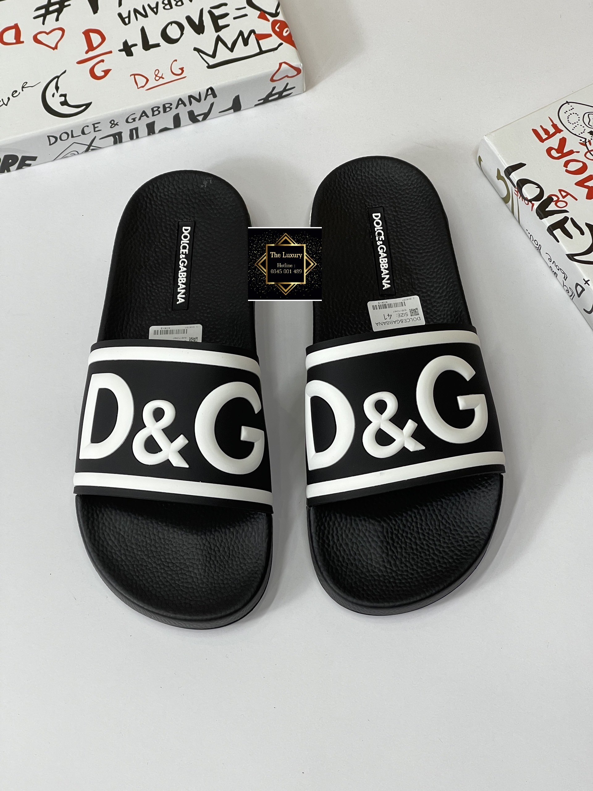 Dép lê nam, Dép Quai ngang nam D&G chuẩn likeauth2022