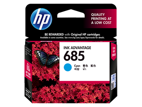 Mực in hp 685 cyan ink cartridge