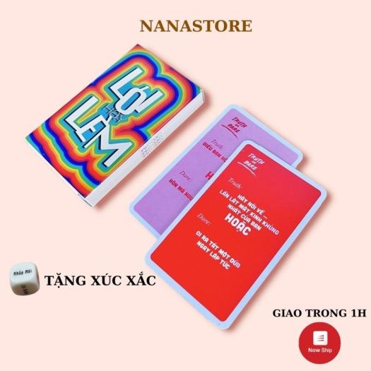 ☋◄❍ Bộ bài Lói hay Lèm “Truth or Dare” Bộ bài Drinking Card Game Bộ bài thử thách gắn kết tình bạn