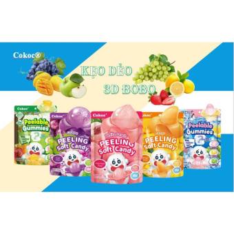 Kẹo Dẻo Trái Cây Bóc Vỏ BOBO\COKOC (Kẹo Dẻo Trái Cây 3D)