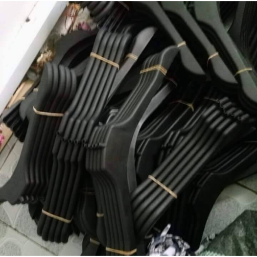 Móc nhựa treo quần áo set 10 cái móc phơi đồ nam nữ cho shop vai to màu dài 38cm