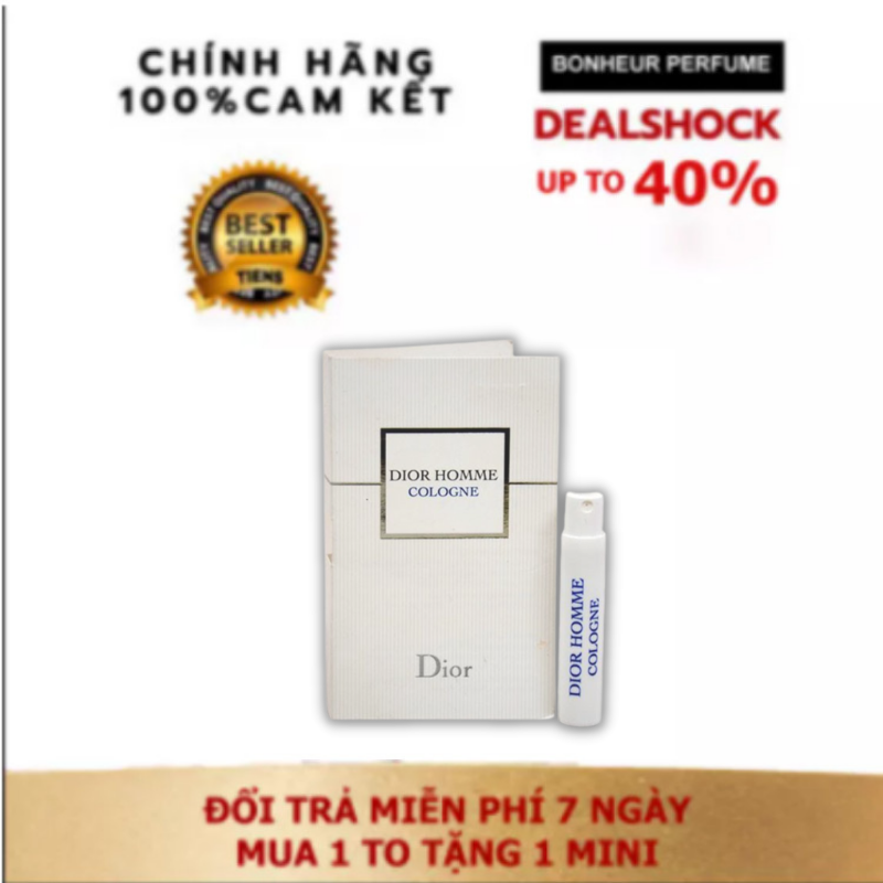 Nước hoa nam chiết vial Dior Homme Cologne EDT 2ml