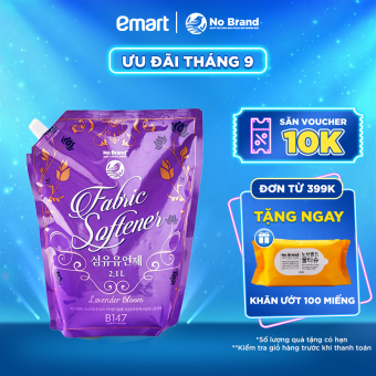 Nước Xả Vải Hương Lavender No Brand Hàn Quốc Dạng Túi 2,1L - Emart VN