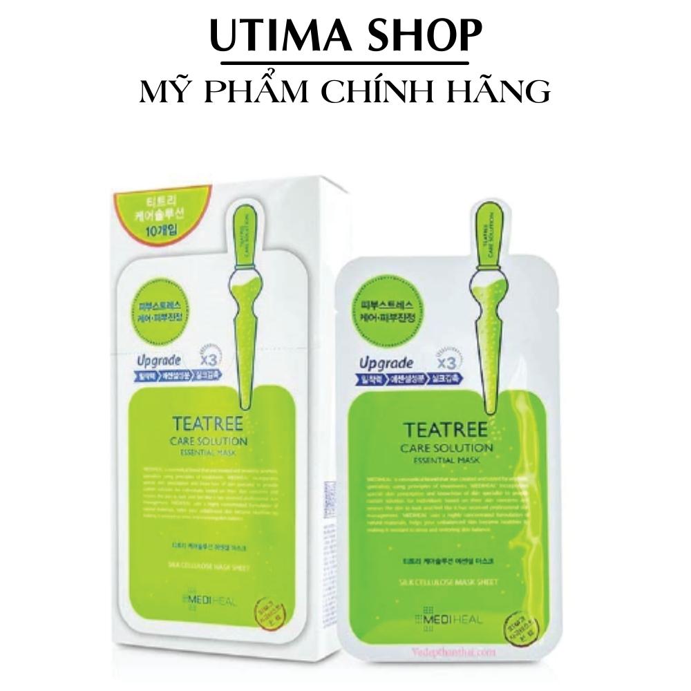 Hộp 10 miếng mặt nạ tràm trà Mediheal Tea Tree Care Solution Essential Mask - Utima shop