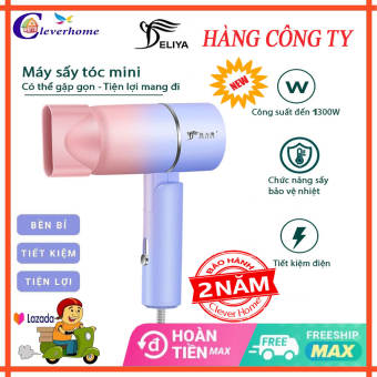 Máy sấy tóc mini, Máy xì tóc gấp gọn tạo kiểu tóc chuyên nghiệp công suất lớn BẢO HÀNH 12 tháng