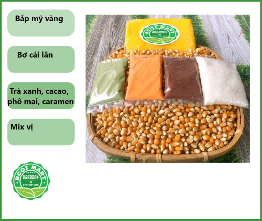 Bắp rang bơ - Bắp mỹ - hạt bắp nổ