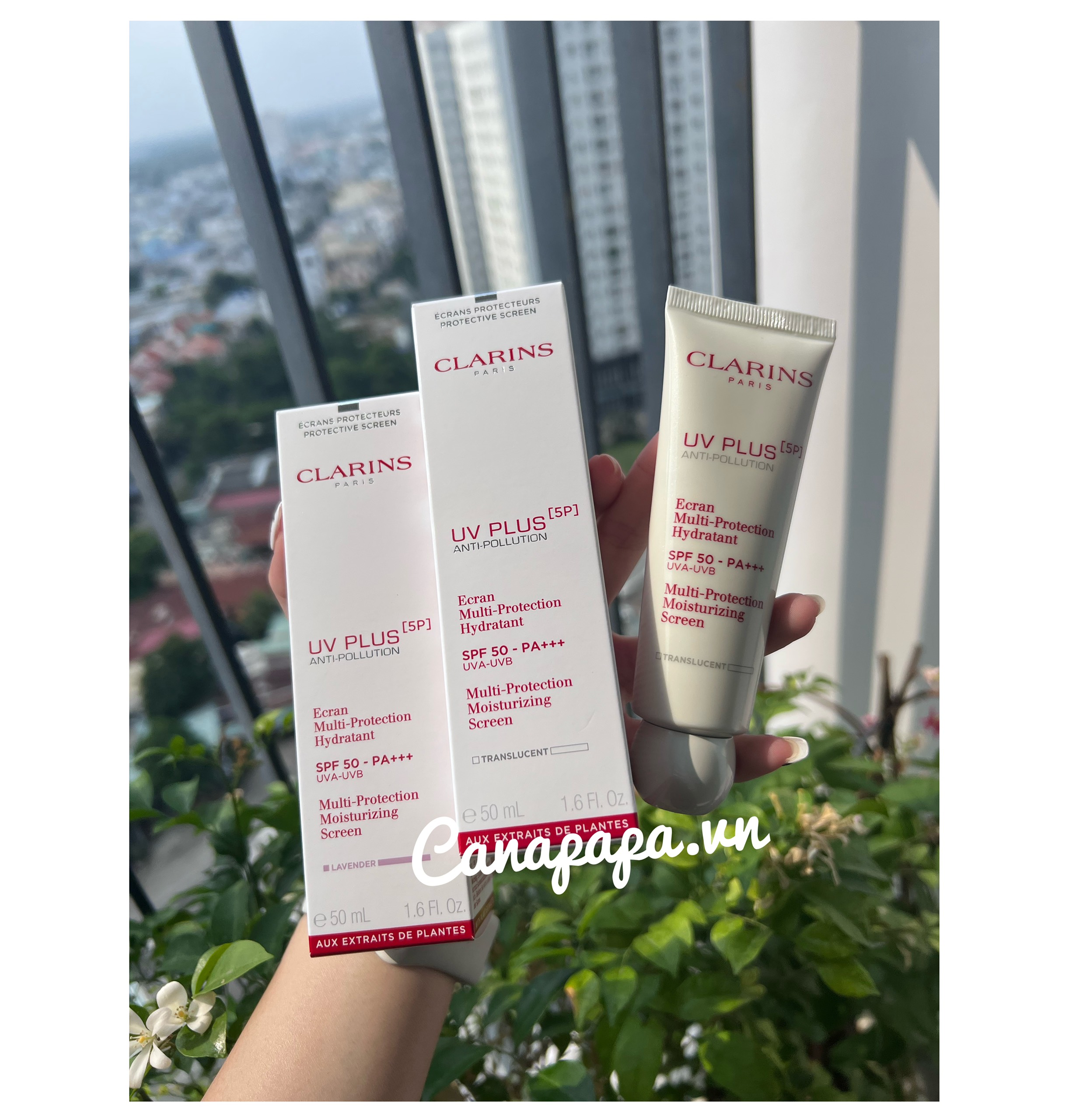 Kem chống nắng clarins uv plus anti-pollution 50ml