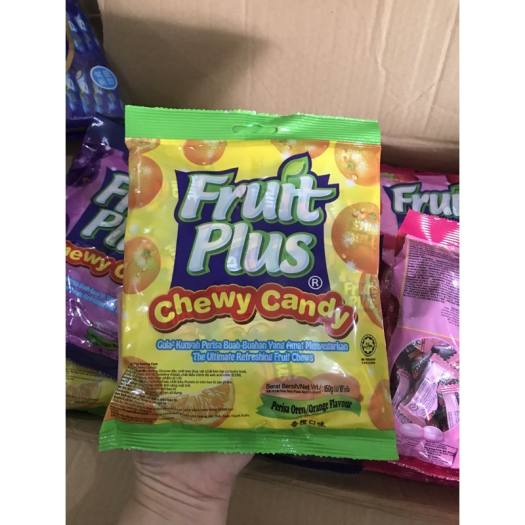 Kẹo Dẻo Trái Cây Fruit Plus Malaysia 150g - Dâu - hồng