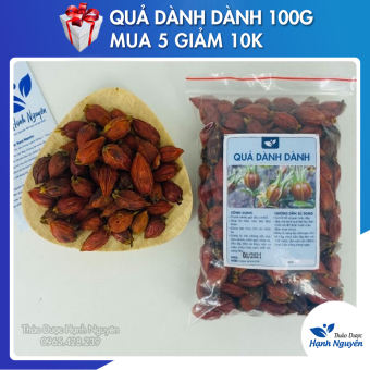 Quả dành dành 100g (Dành dành tạo màu vàng cho thực phẩm) - Thảo dược Hạnh Nguyên