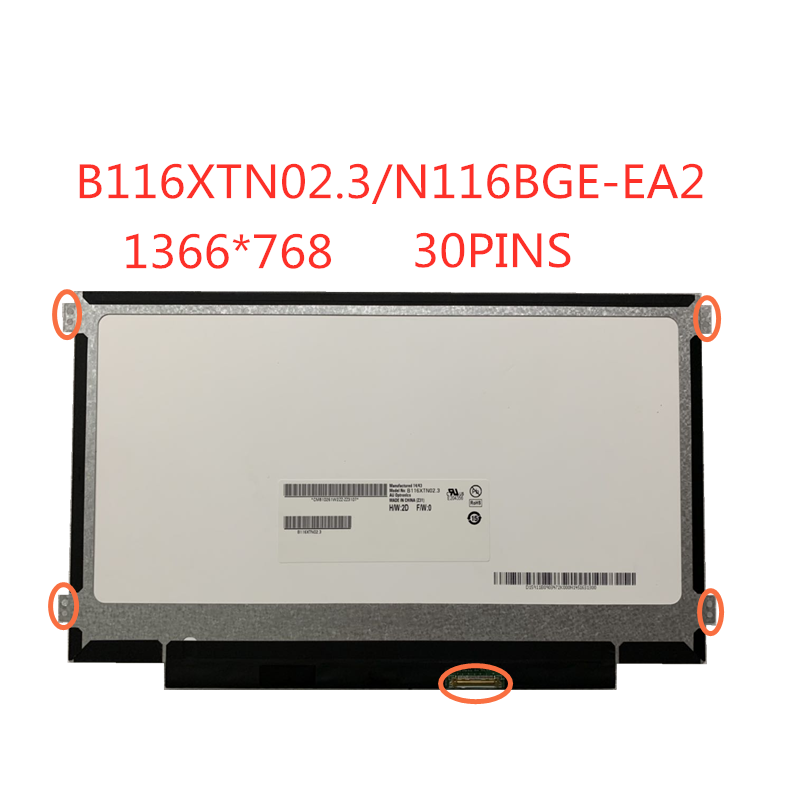 BRAND NEW 14 inch Led Lcd Slim Type 30 pin 1366x768 HD for Laptop