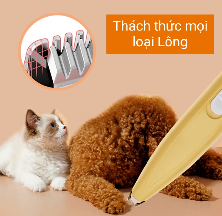 *HCM* Tông Đơ Mini Cắt Tỉa Lông Bàn Chân, Lông Mắt, Lông Tai Đuôi Cho Chó Mèo - Hình ảnh thật
