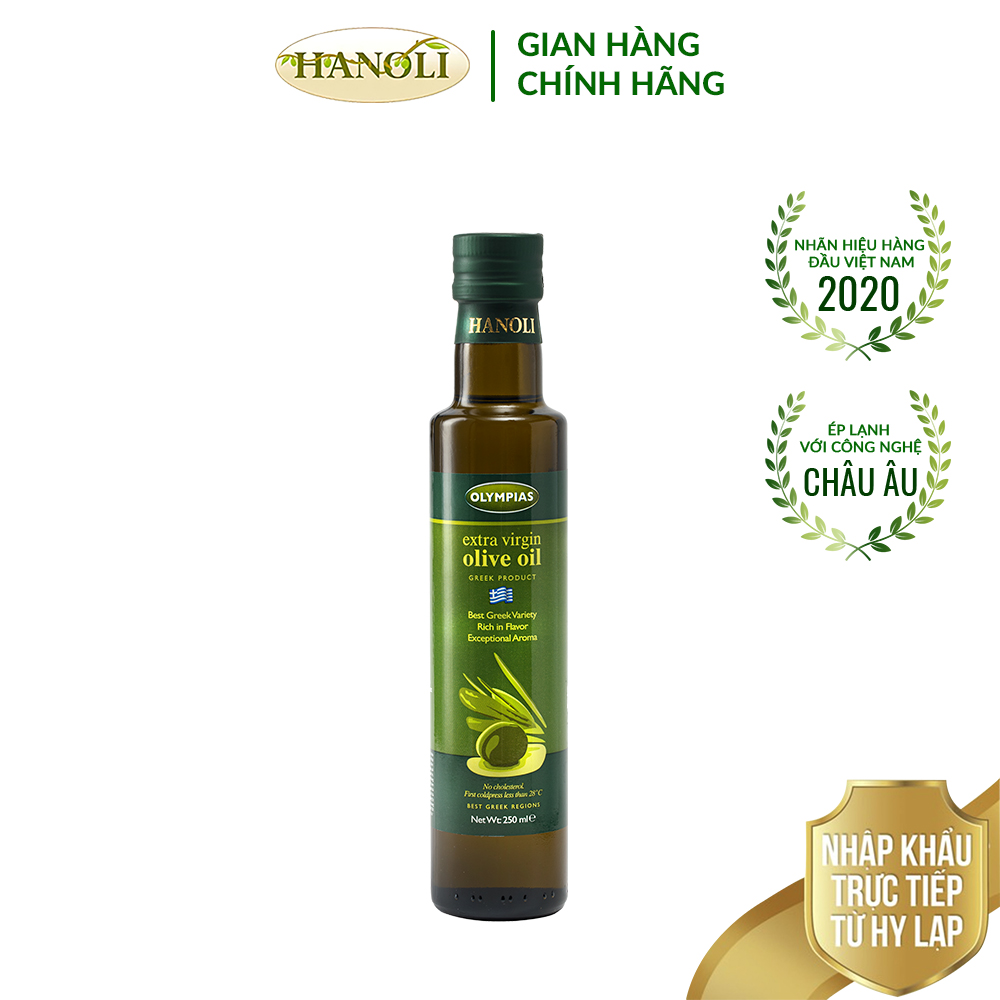 Dầu oliu siêu nguyên chất olympias chai 250ml