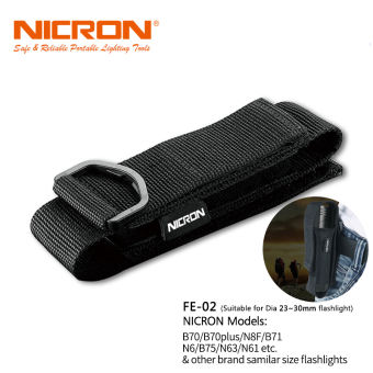 Nicron Flashlight pouch torch Light bag use on B70PLUS/B70//N6/B60/B71/N8F/B75/N5 for big size flashlight use FB-02 Big
