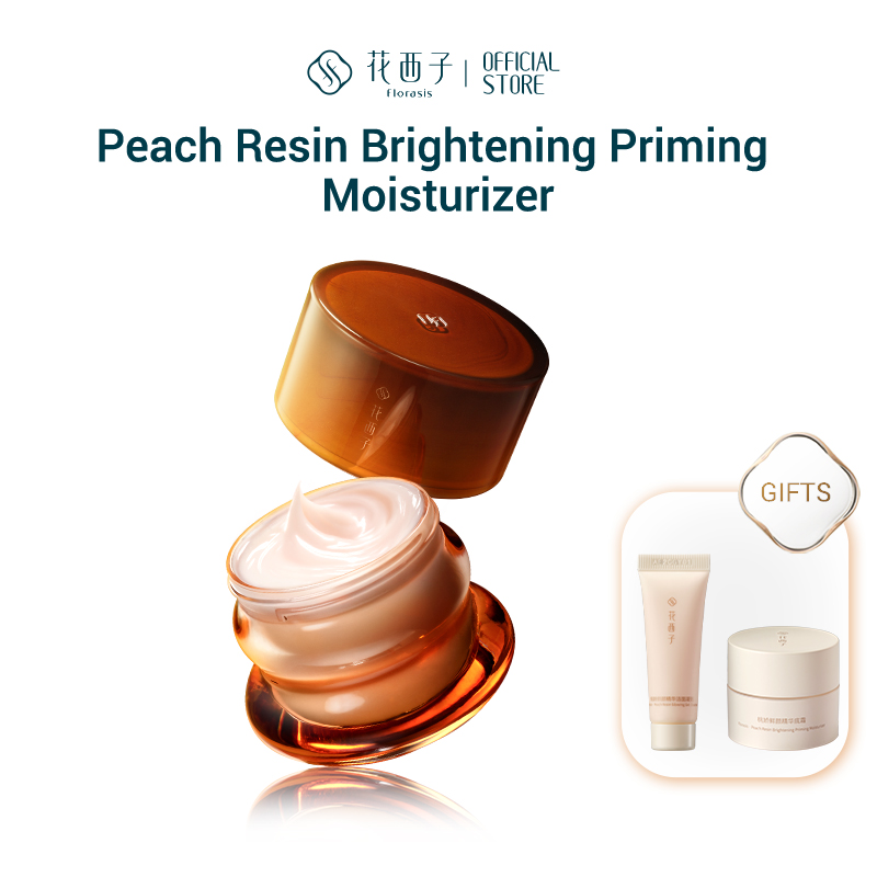 花西子Florasis Peach Resin Brightening Priming Moisturizer 50g ราคา 1,890 บาท*ส่งฟรี