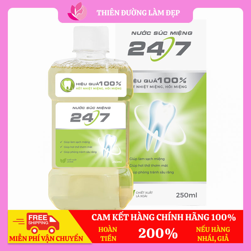 Nước súc miệng thảo mộc đông y true natural 250ml