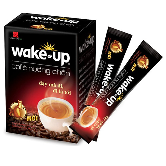 Cà phê wake up 3 in 1 hương chồn hộp 306g