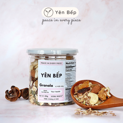 Combo 3 Vị Granola Siêu Hạt Mini Size YÊN BẾP - Không Đường Ăn Kiêng - Ngũ Cốc Giảm Cân Tự Nhiên