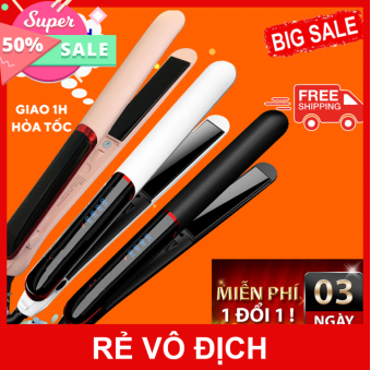 Máy kẹp tóc, duỗi tóc đa năng PR809 HOT 2022, MÀU HỒNG BAYBY - Máy ép duỗi tóc, uốn xoăn tóc Hàn Quốc 2in1 - máy duỗi tóc, máy kẹp tóc, máy uốn tóc