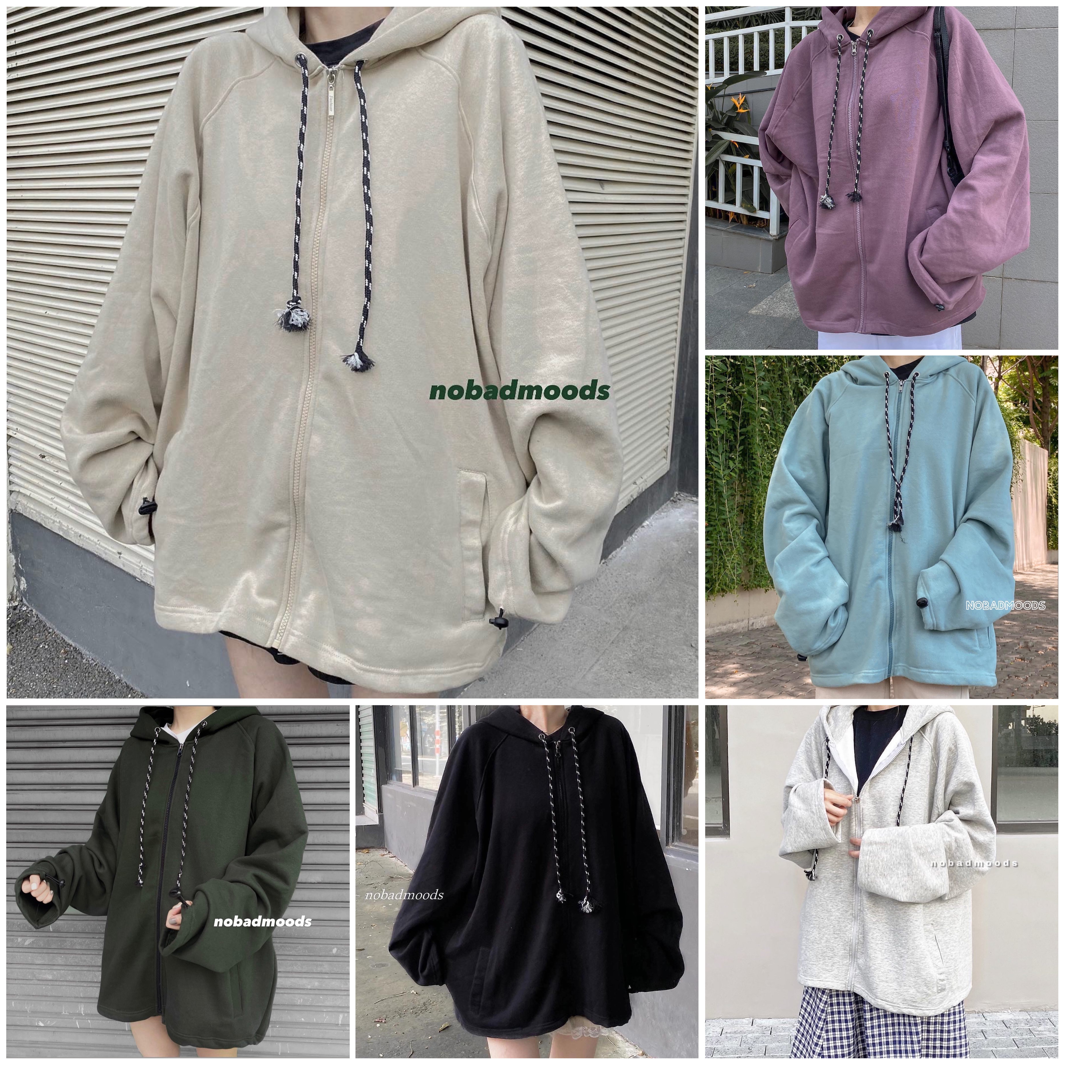 Áo khoác oversize nobadmoods