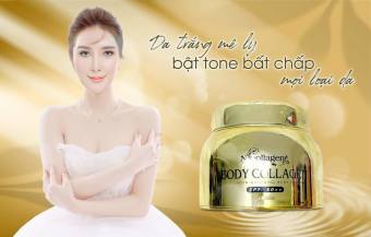 Kem Body Collagen, Body Phân Tử Nước Ncollagen - Thấm cực nhanh, không bết rít không lộ vân kem