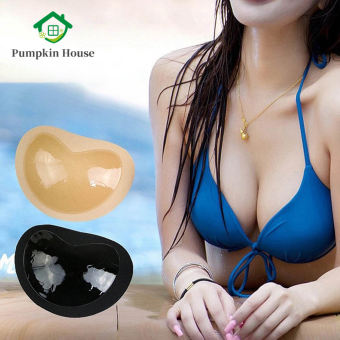 Miếng Đệm Ngực Vô Hình Miếng Bọt Biển Silicon Đồ Lót Đồ Bơi Miếng Đệm Bikini Dày Tự Dính Miếng Đệm Bơi Spa