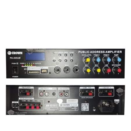 Crown PA-225UB 225W Public Address Amplifier