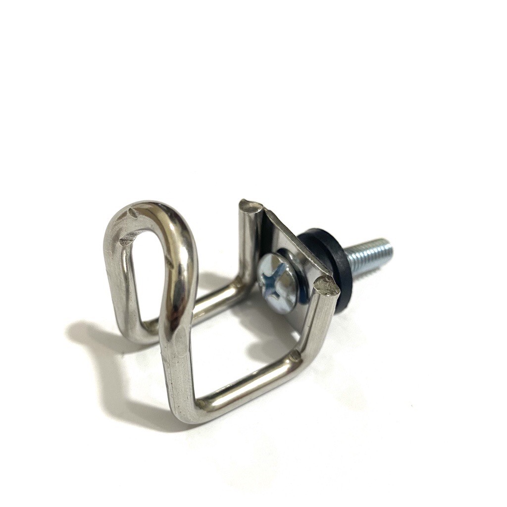 Móc treo đồ inox chữ U dành cho xe máy